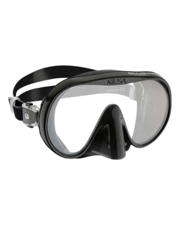 Combo Cressi Musa & Scilla Dry: Máscara y Snorkel (Negro / Negro) - Image 2